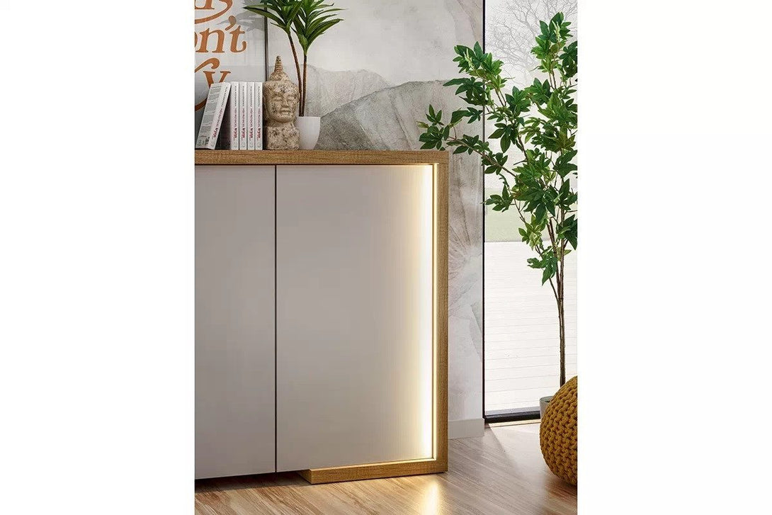 Kommode - Alni - Elegantes und modernes Design mit Beleuchtung - Milaros Markt