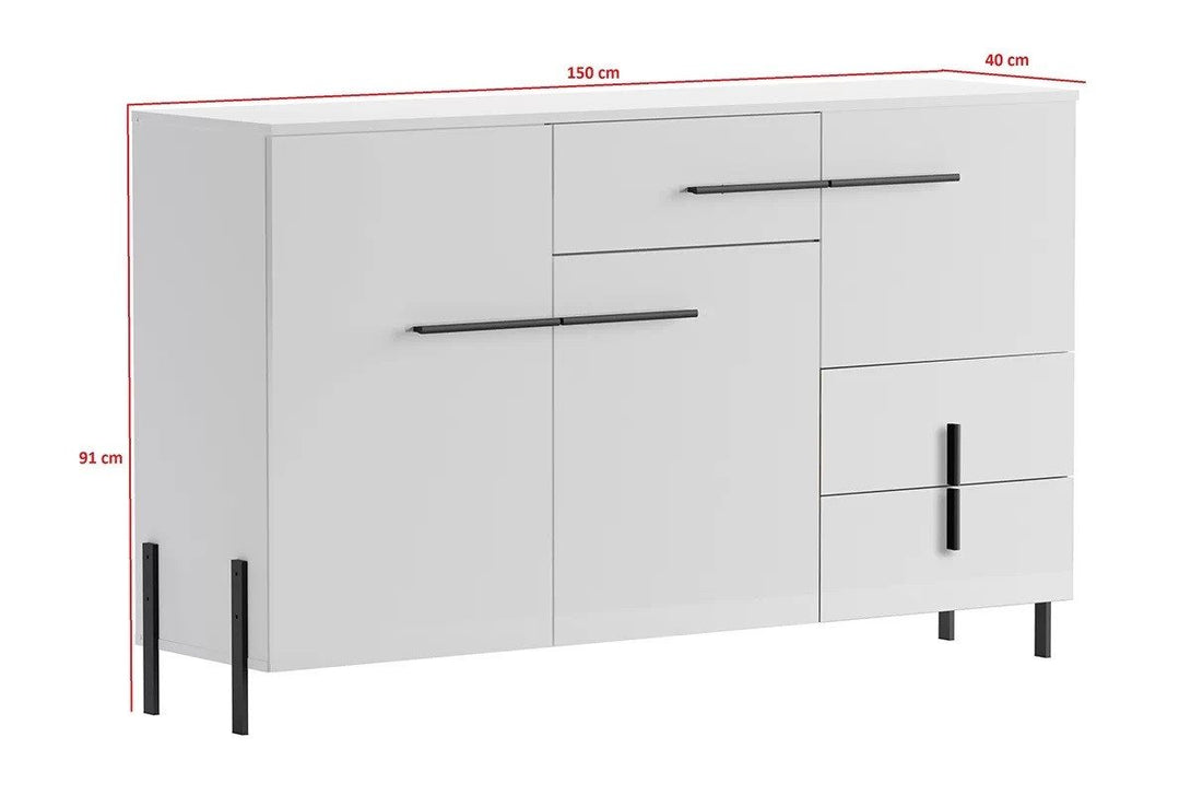 Kommode - Nalor - Herausragende Aufbewahrungslösung im modernen Design. - Milaros Markt