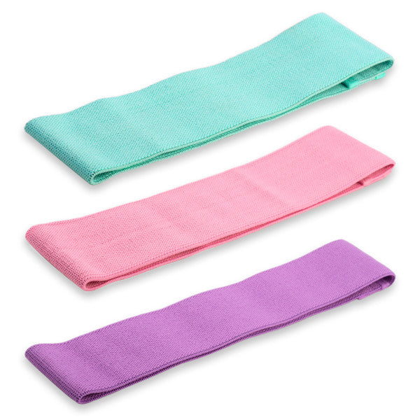 Set aus 3 Trainingsbändern, Mini Bands Neo-Sport.