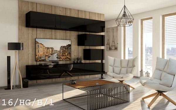 Wohnwand - Premium Material für dein Wohnzimmer - Elegantes Design - Qualität und Innovation - Milaros Markt